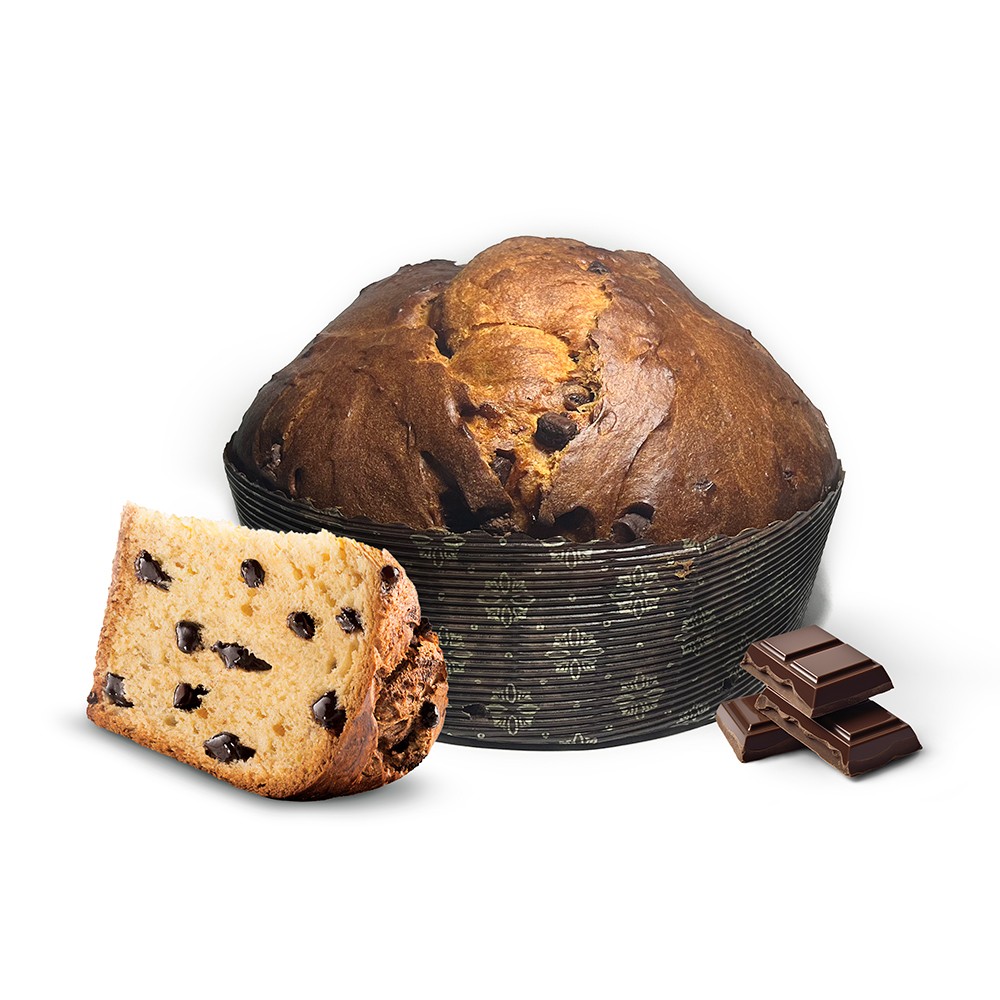 Dolce natale con gocce di cioccolato