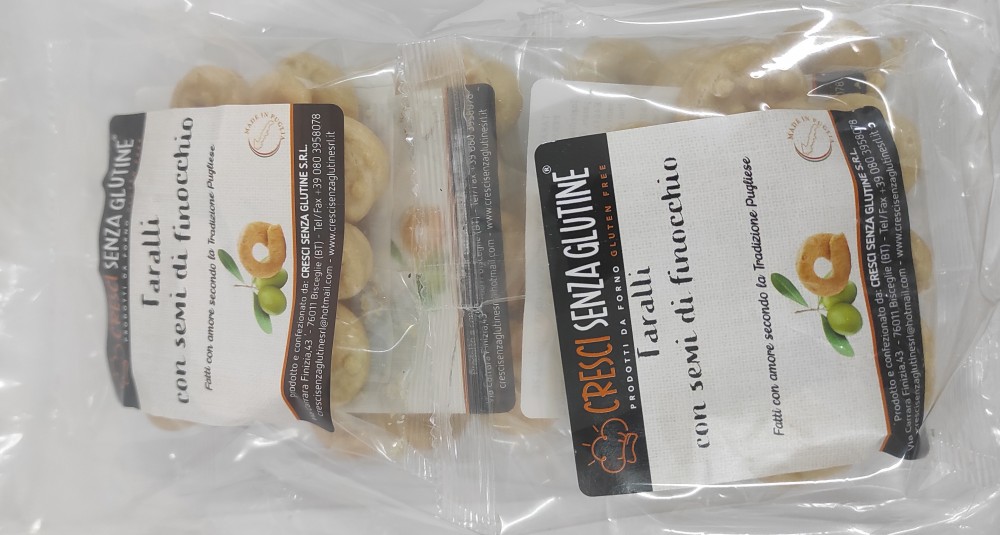 Tarallini  senza semi monoporzione