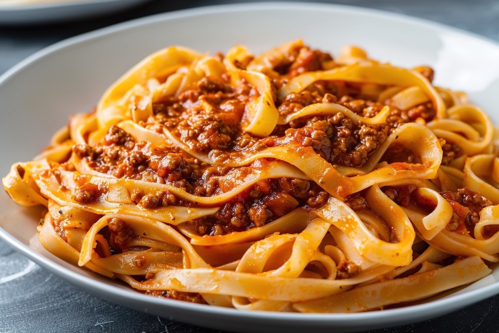 Fettuccine alla bolognese
